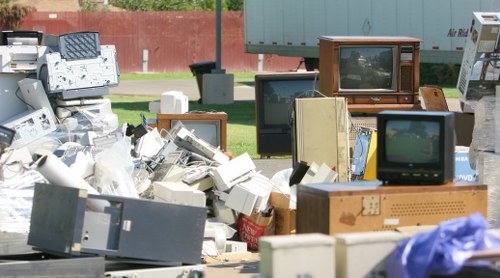 Recycling facilities processing construction materials